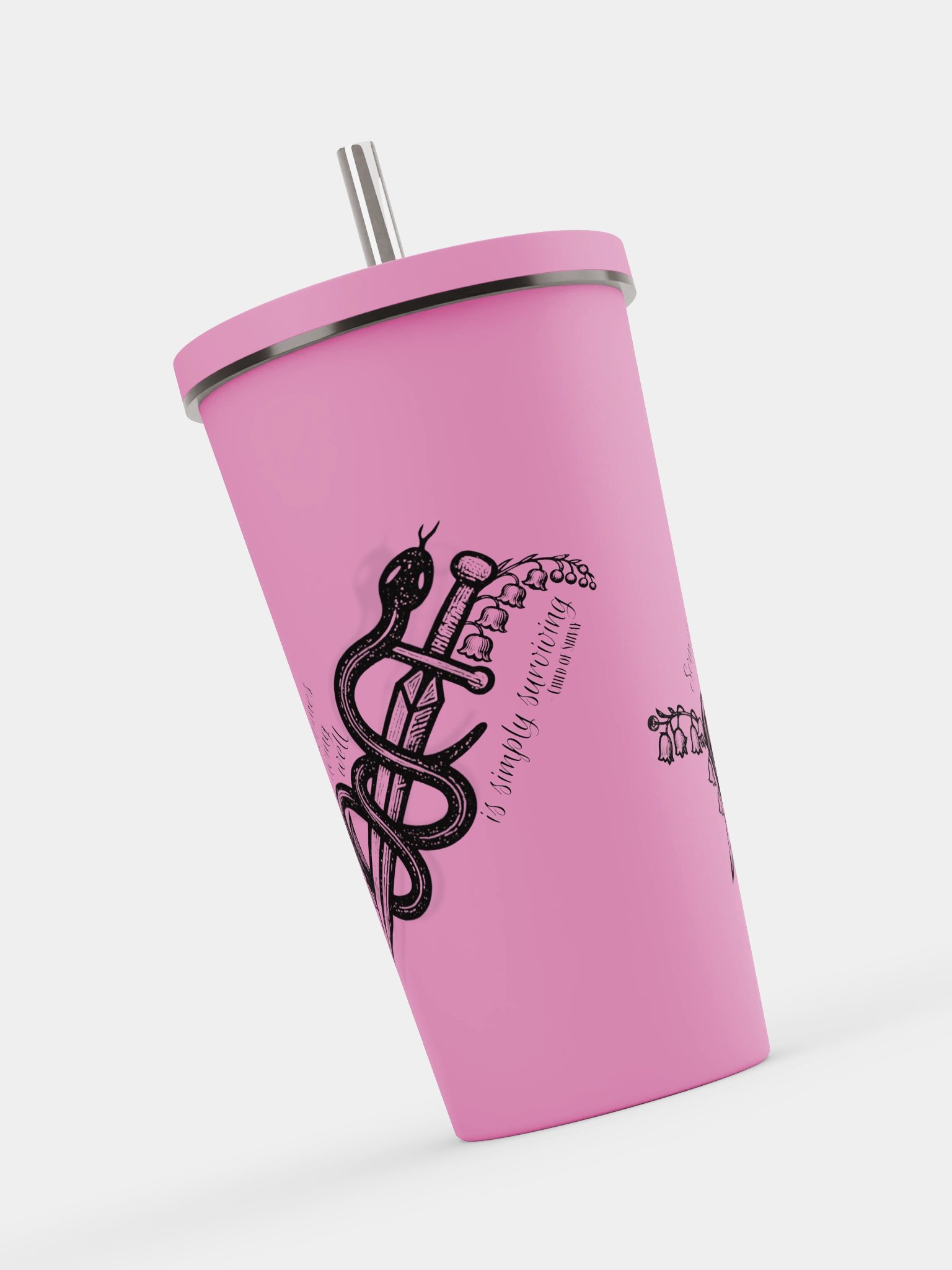 Team Kesh | Surviving Tumbler with Straw product image (7)