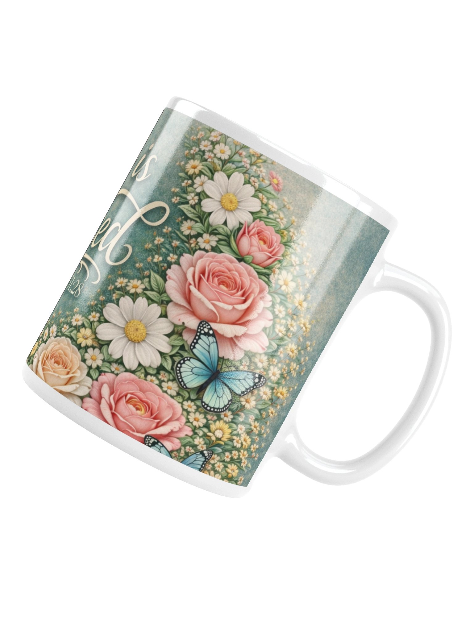 Blessed Heart Floral Mug product image (3)