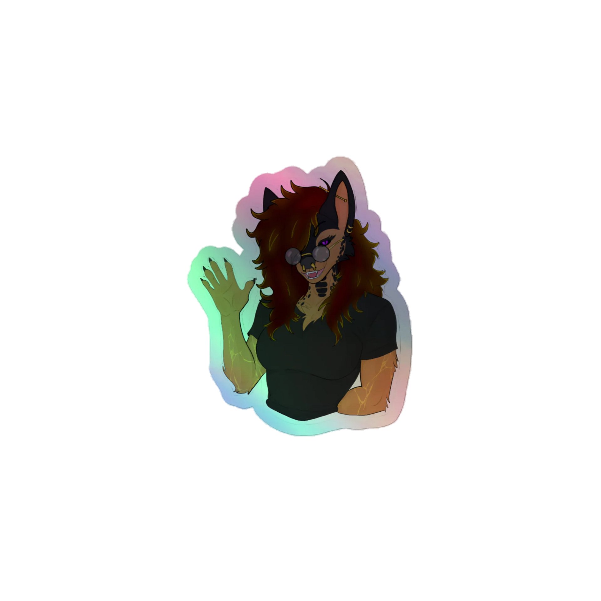 Wavin' Kiremi Holographic Sticker product image (1)