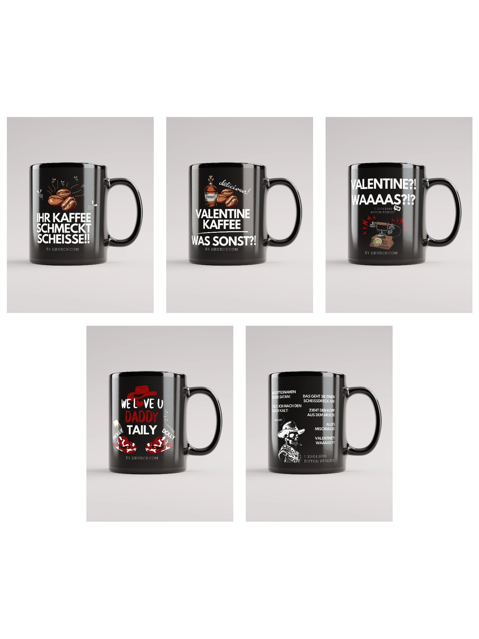 GEILE 5 MUG COLLECTION - Black Edition product image (1)