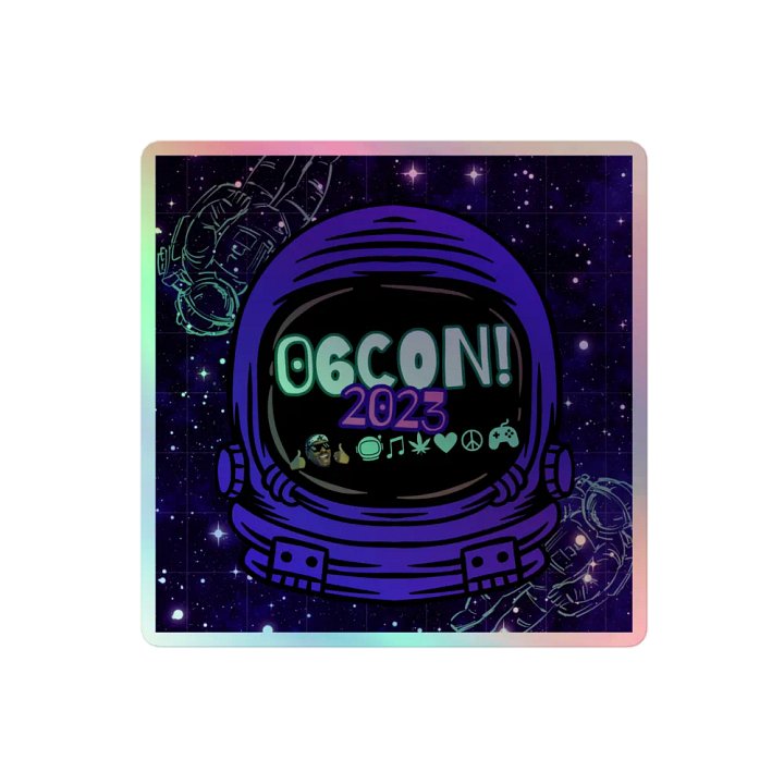 06CON EXCLUSIVE HOLO STICKER product image (2)