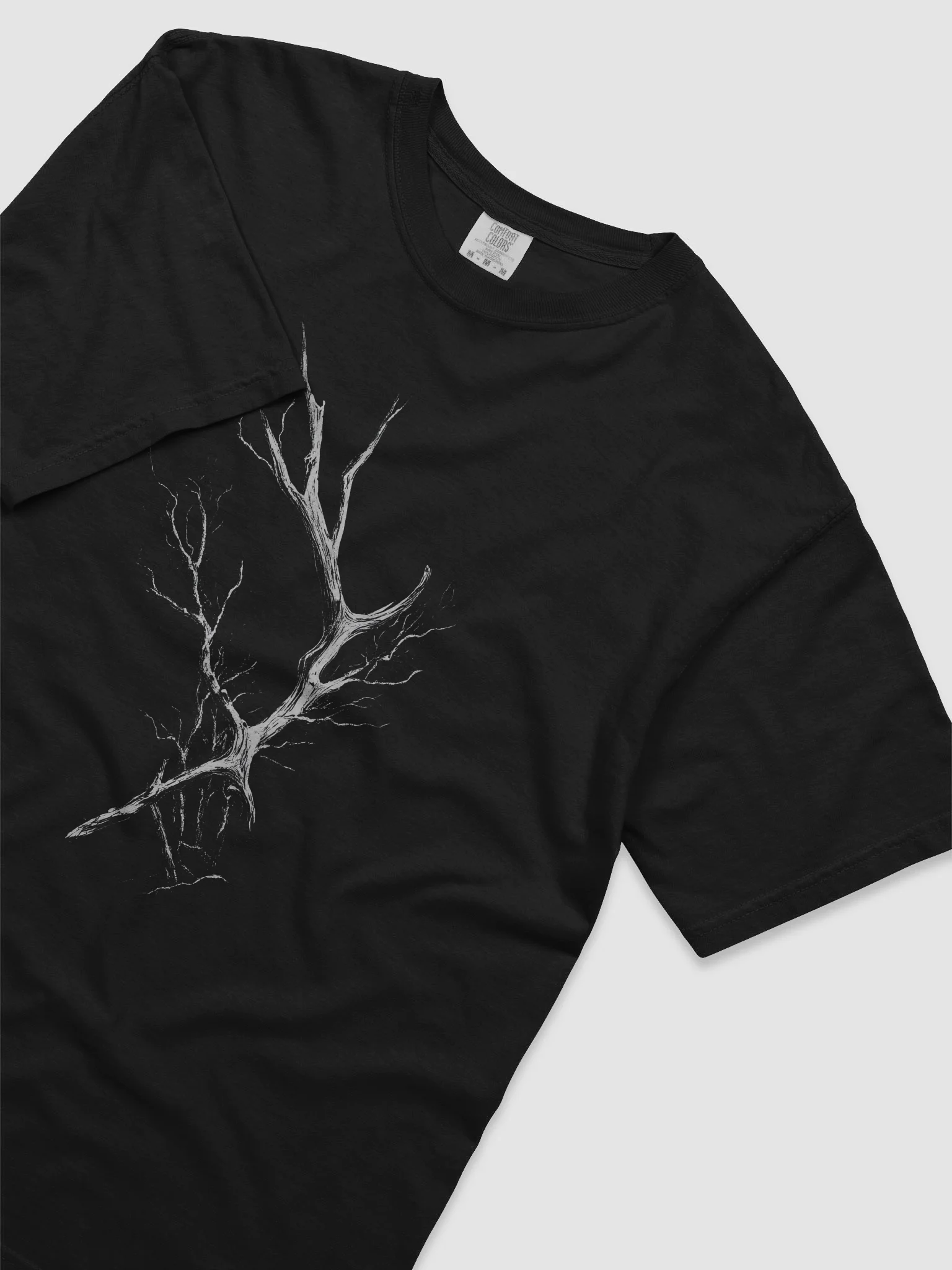 Lightning Branch Black Short Sleeve Graphic T-Shirt product image (5)