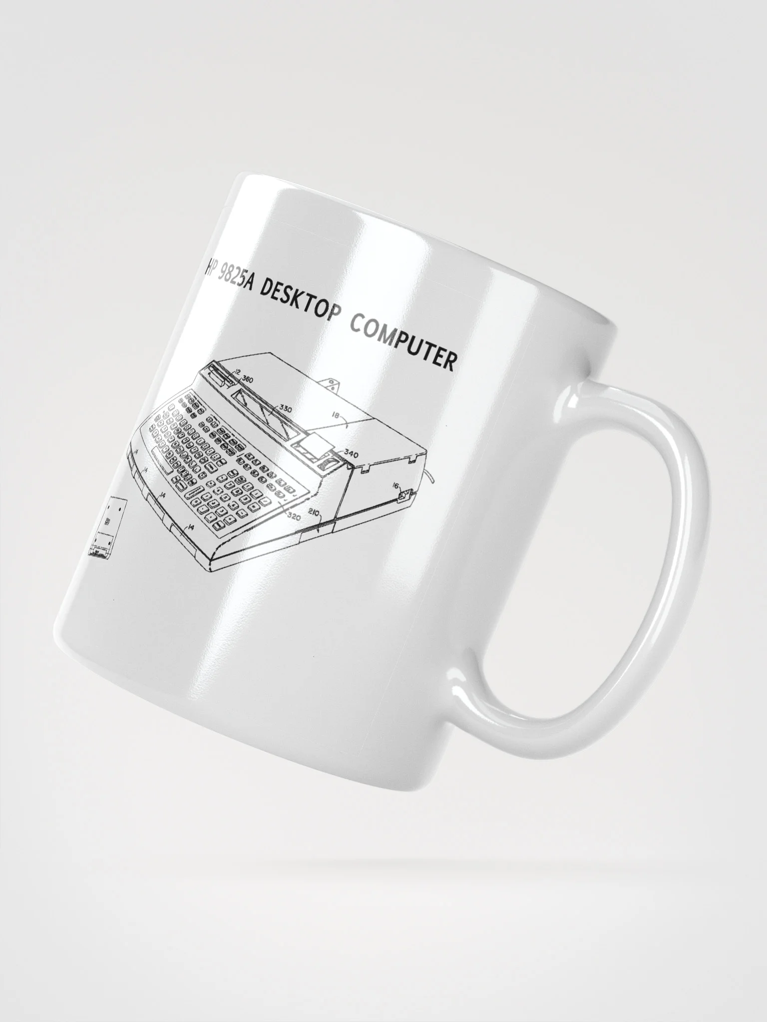 HP 9825 Computer Mug product image (2)