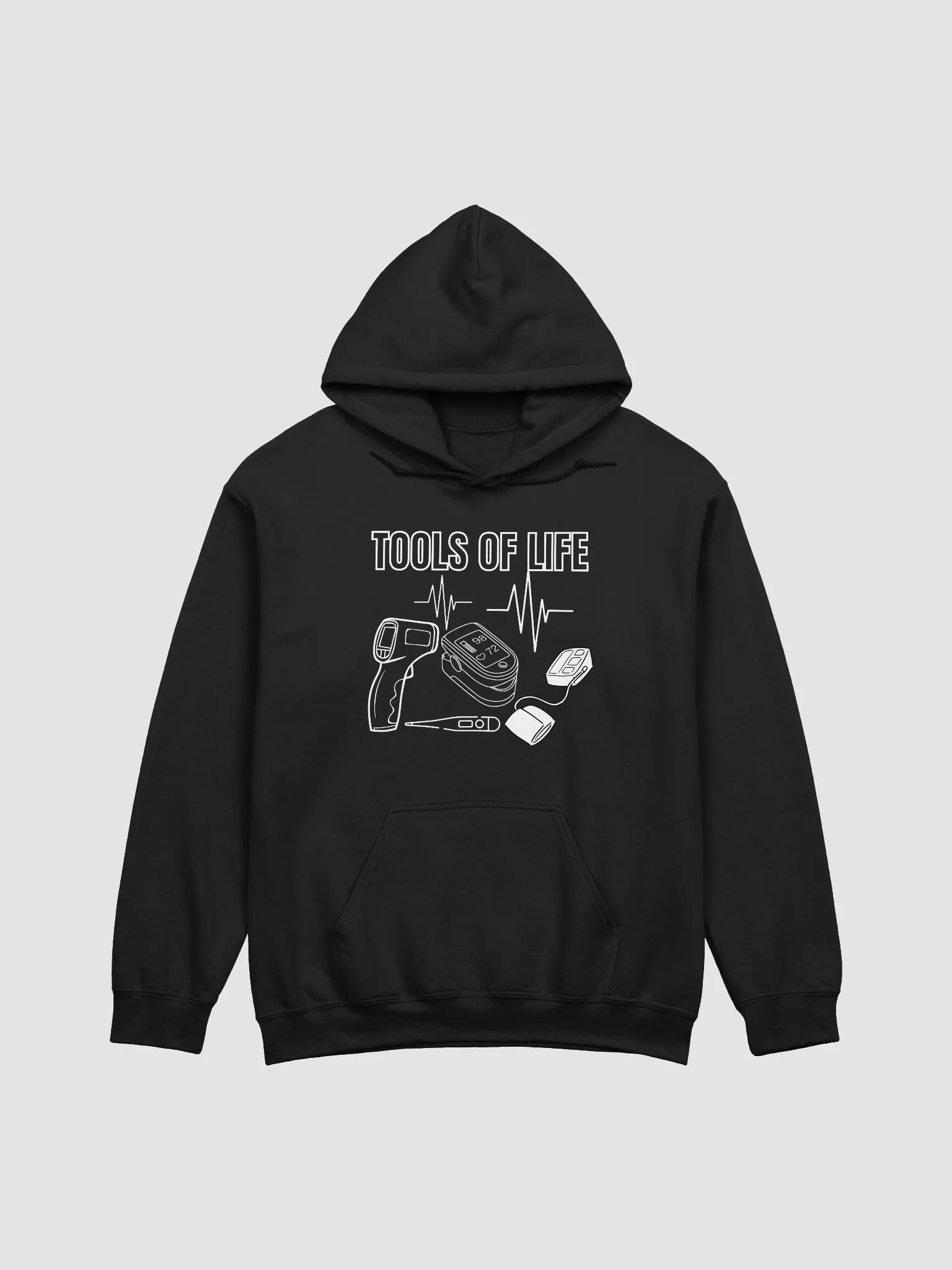 Tools of life, Work Mode Activated Unisex Hoodie product image (5)