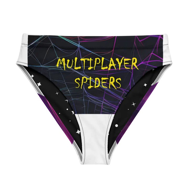 Neon Spider Web Multiplayer Bikini Bottoms product image (1)