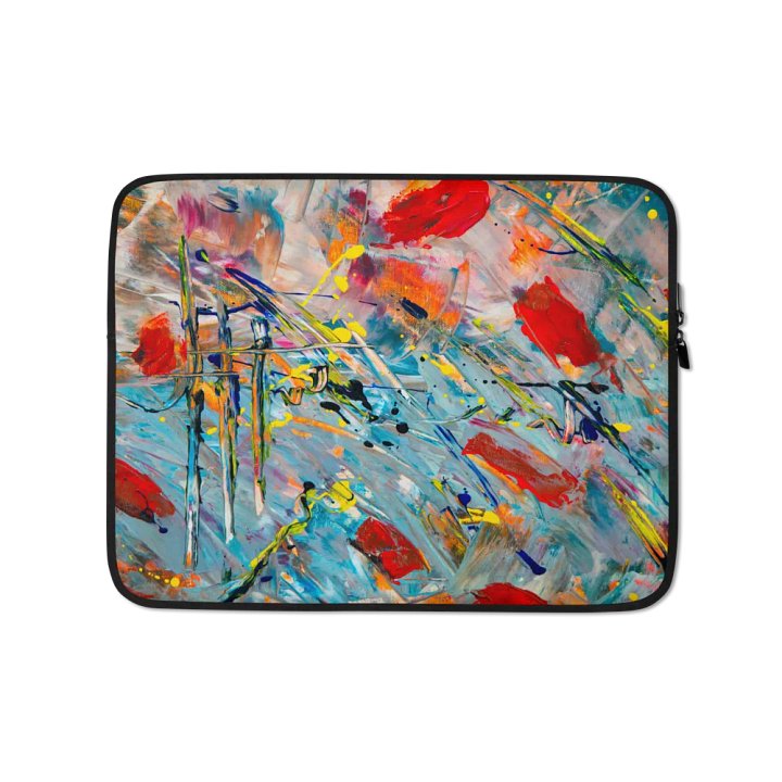 Vibrant Chaos 13 & 15 Inch Laptop Sleeve - Stylish & Durable Protection for Your Laptop product image (1)