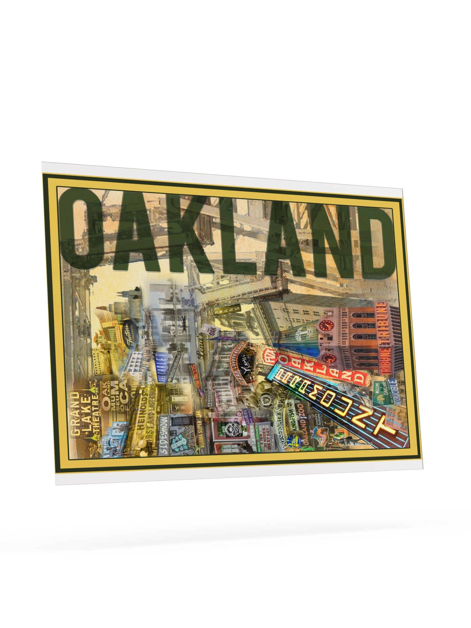 Oakland Collage Poster product image (73)