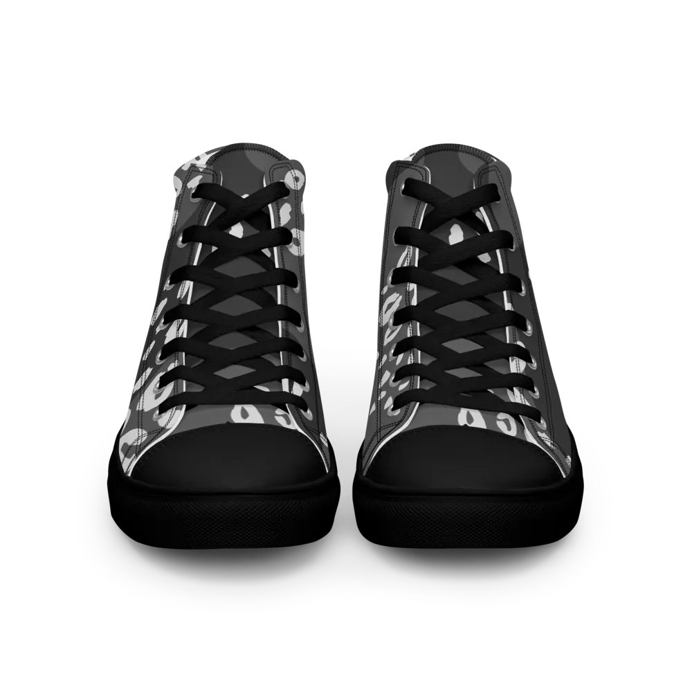 Leopard Grey Men's High Tops product image (6)