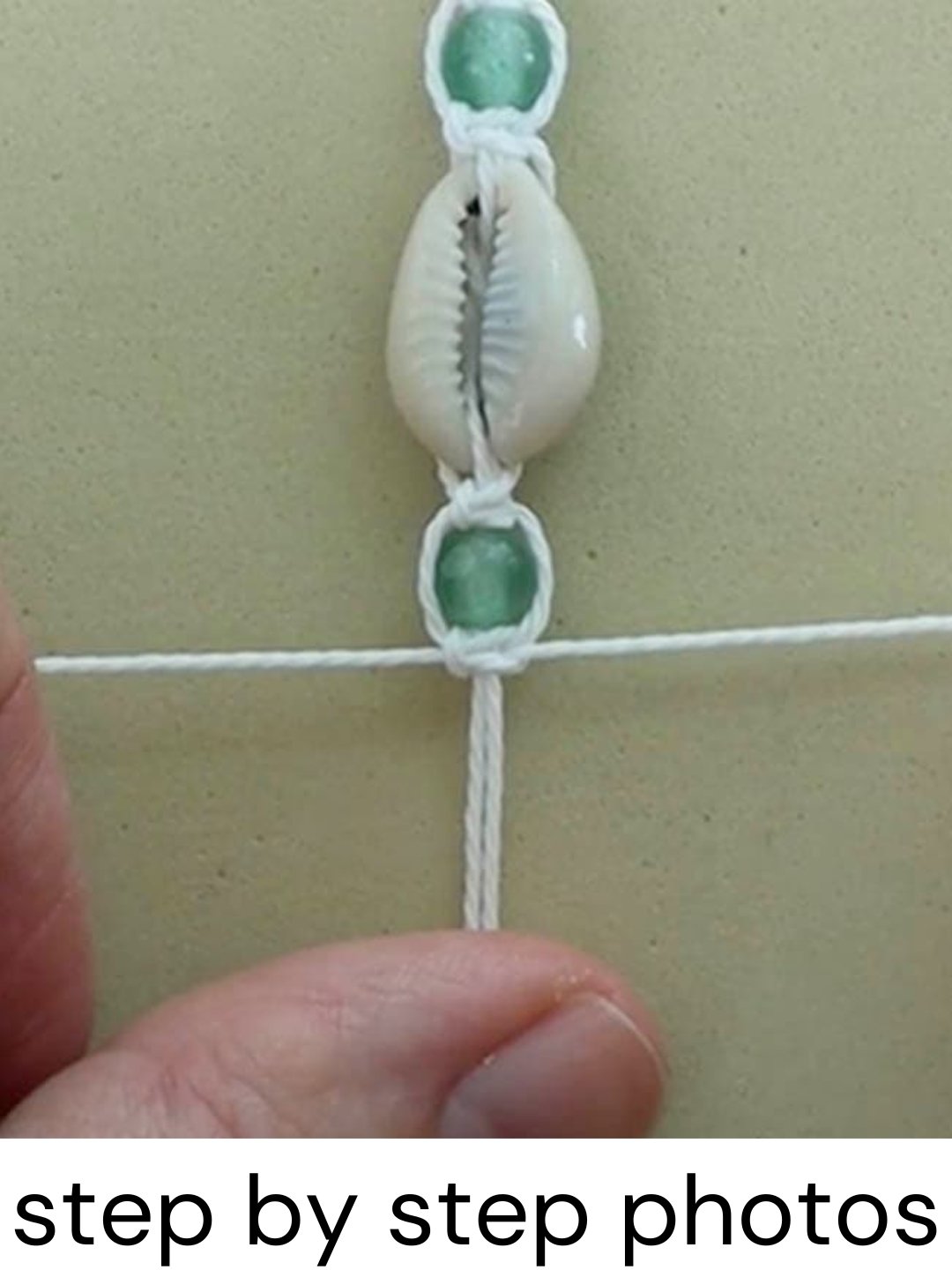 Cowrie Shell Macrame Bracelet (Digital PDF Pattern) product image (4)