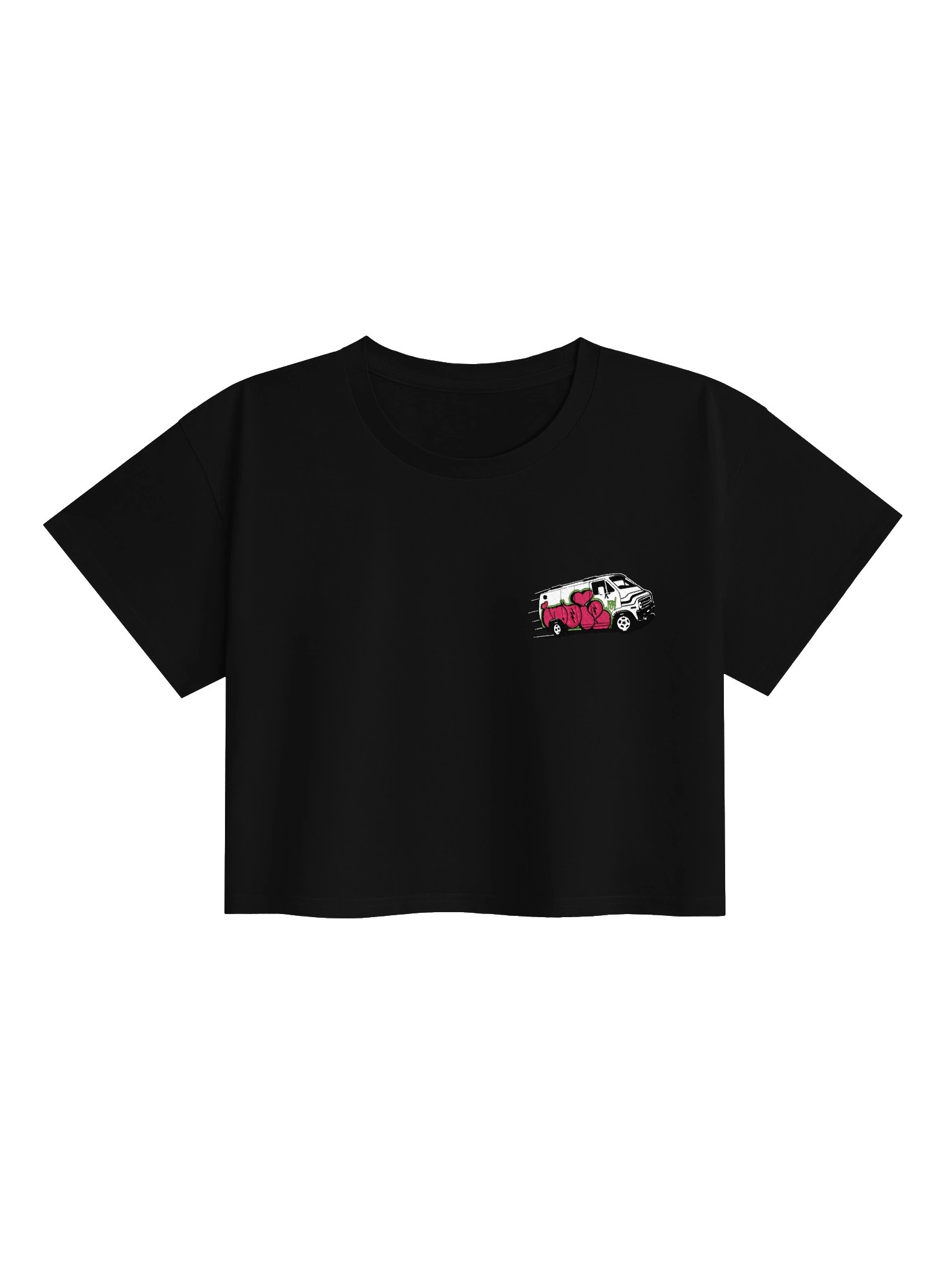 INDIE184 Vandal Van Embroidered Crop Tee product image (5)