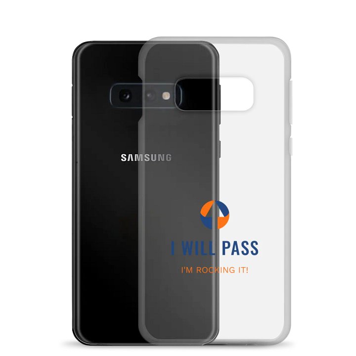 I WILL PASS Clear Samsung® Case product image (21)
