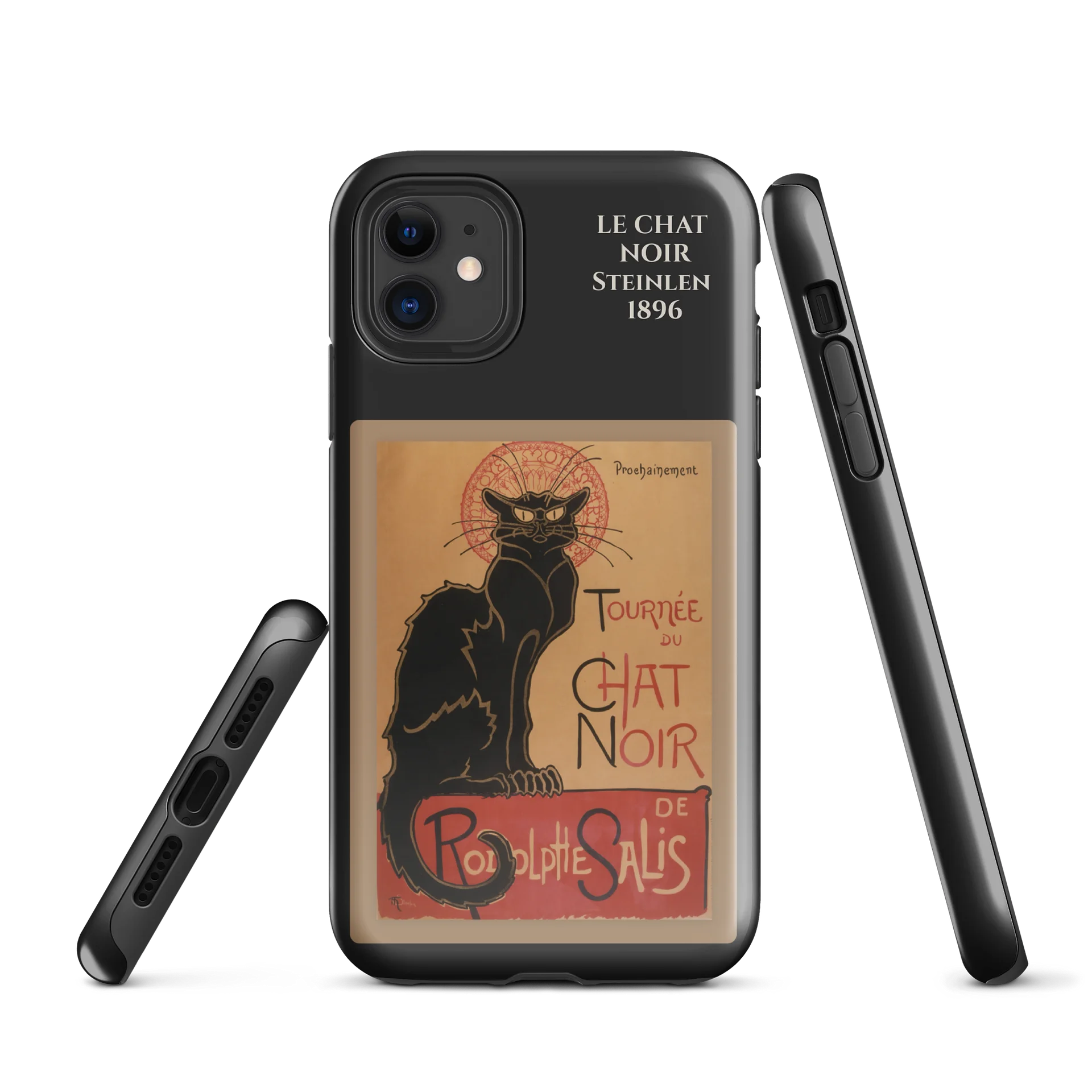 Le Chat Noir (Steinlen, 1896) iPhone® Tough Case product image (6)