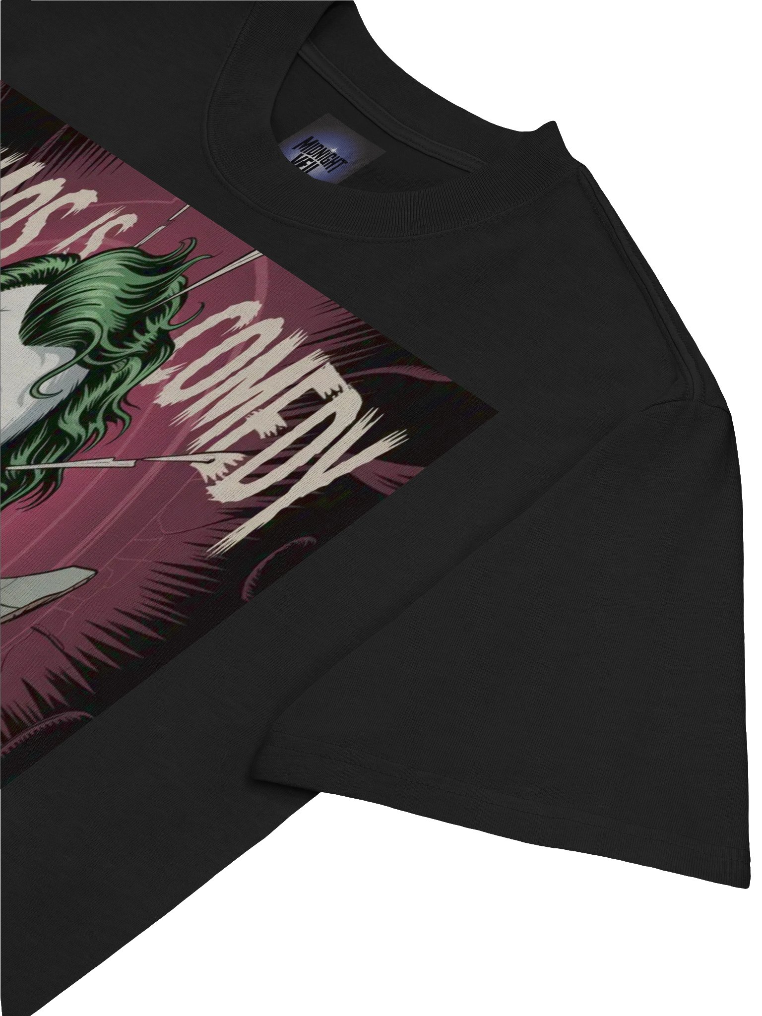 Joker 'Chaos is Comedy' Oversized Faded T-Shirt product image (7)