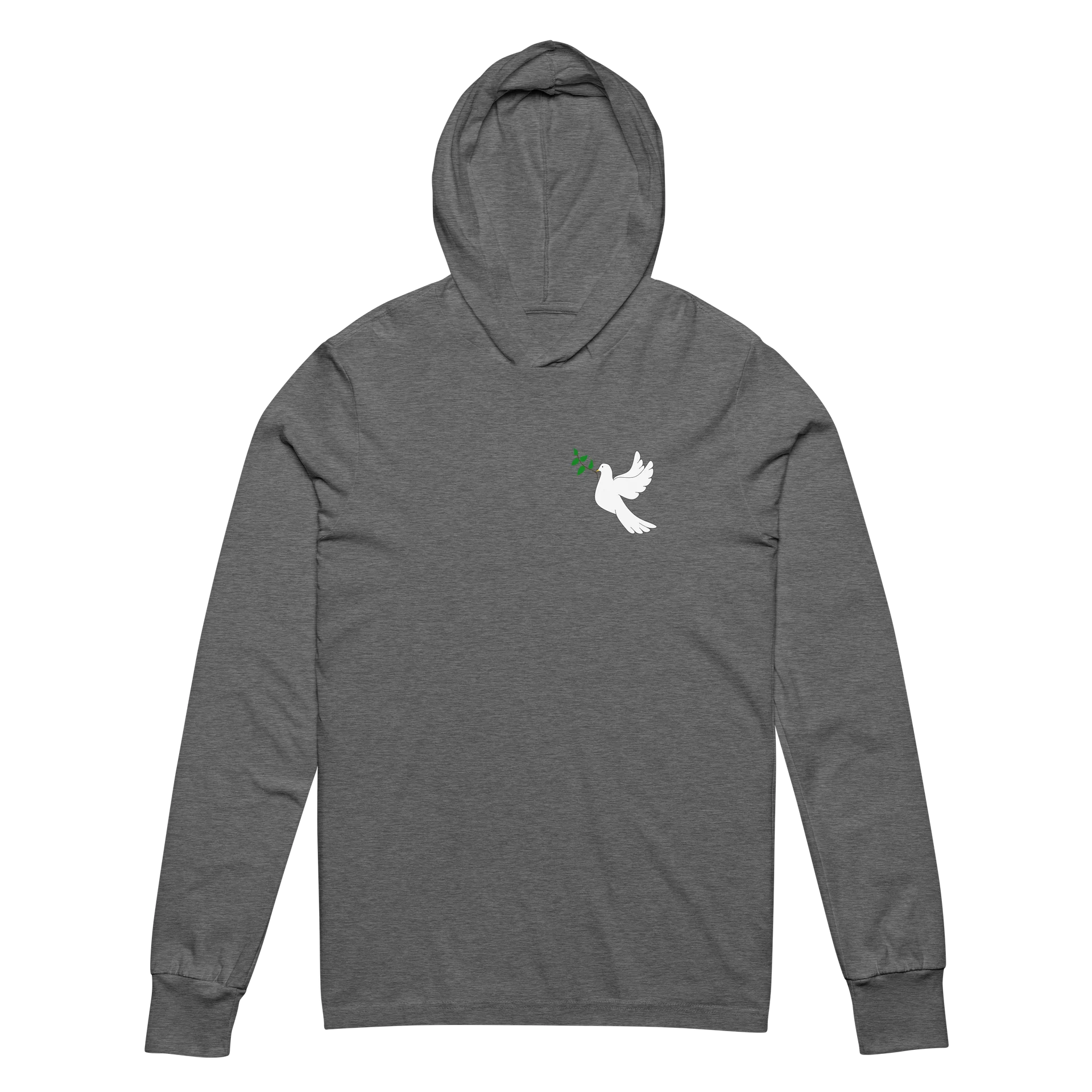 Dove of Peace/ Jesus is King Hooded Long-Sleeve Tee product image (2)