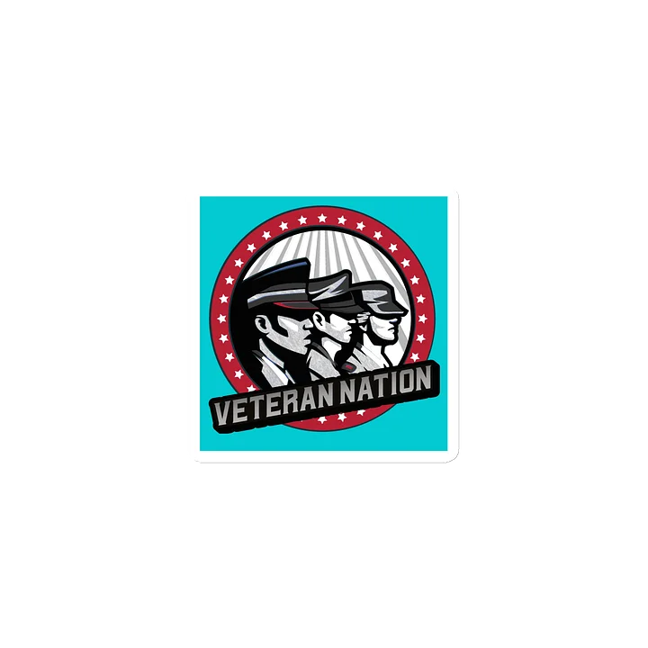 Veteran Nation Teal Magnet product image (1)