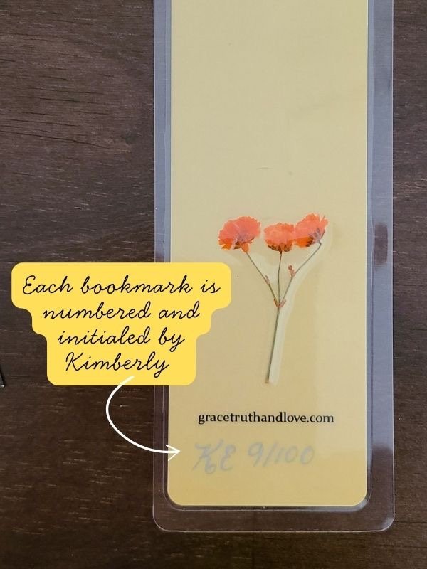 Handmade Scripture Bookmark - by Kimberly Elise product image (4)