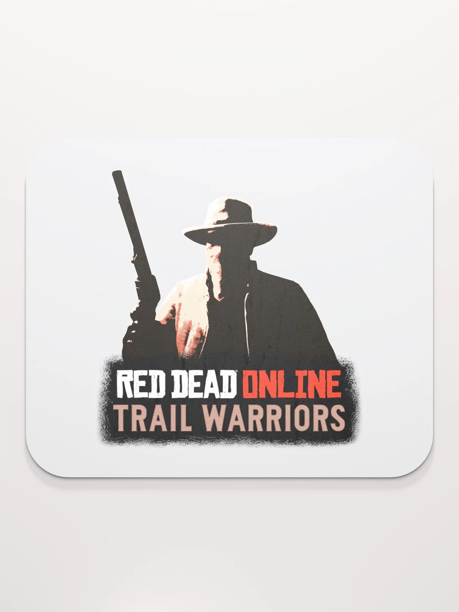 Trail Warriors Red Dead Game Cover Art Gunslinger Mouse Pad | Trail ...
