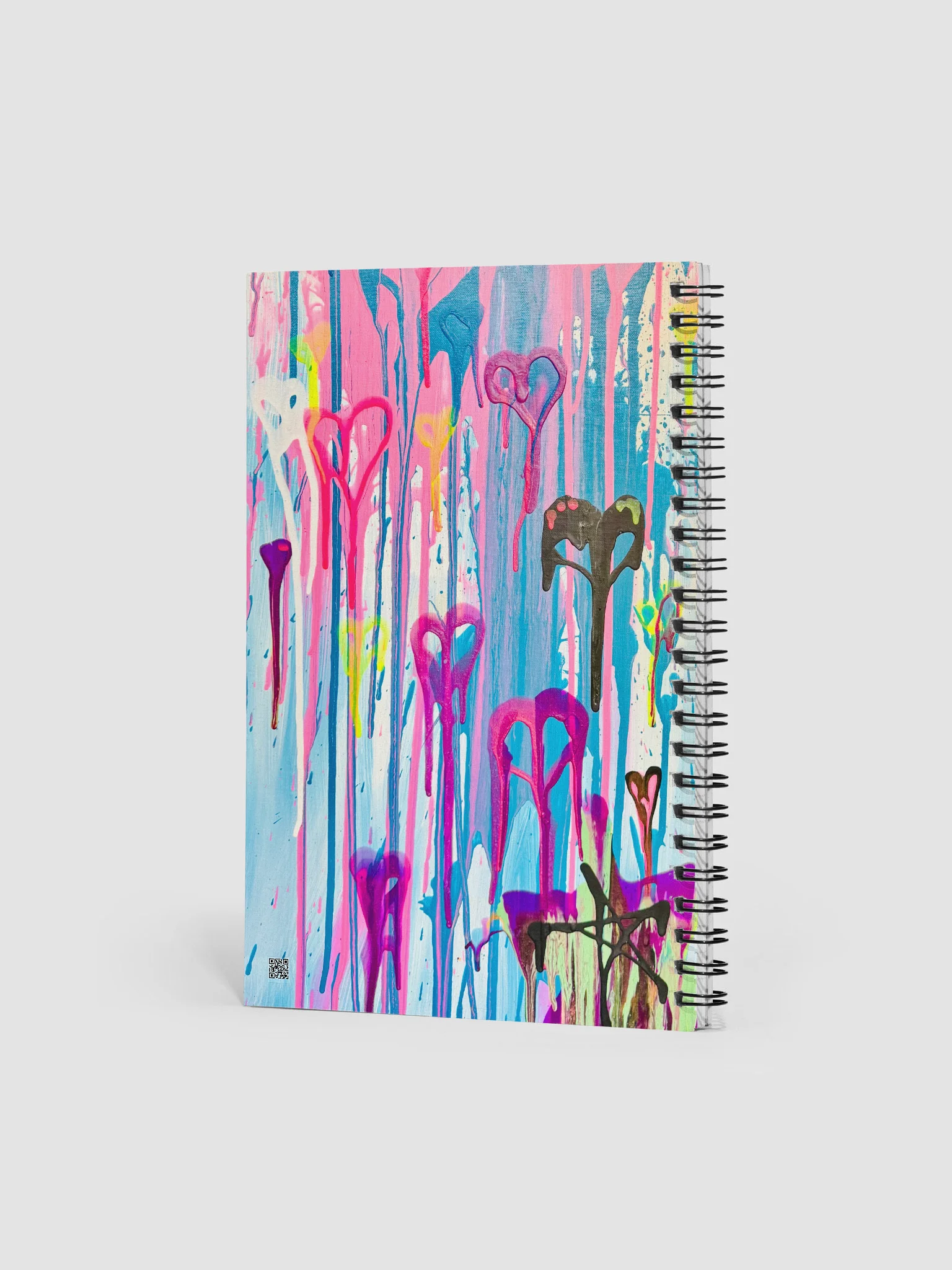 Dripping Hearts Journal Spiral Notebook product image (3)