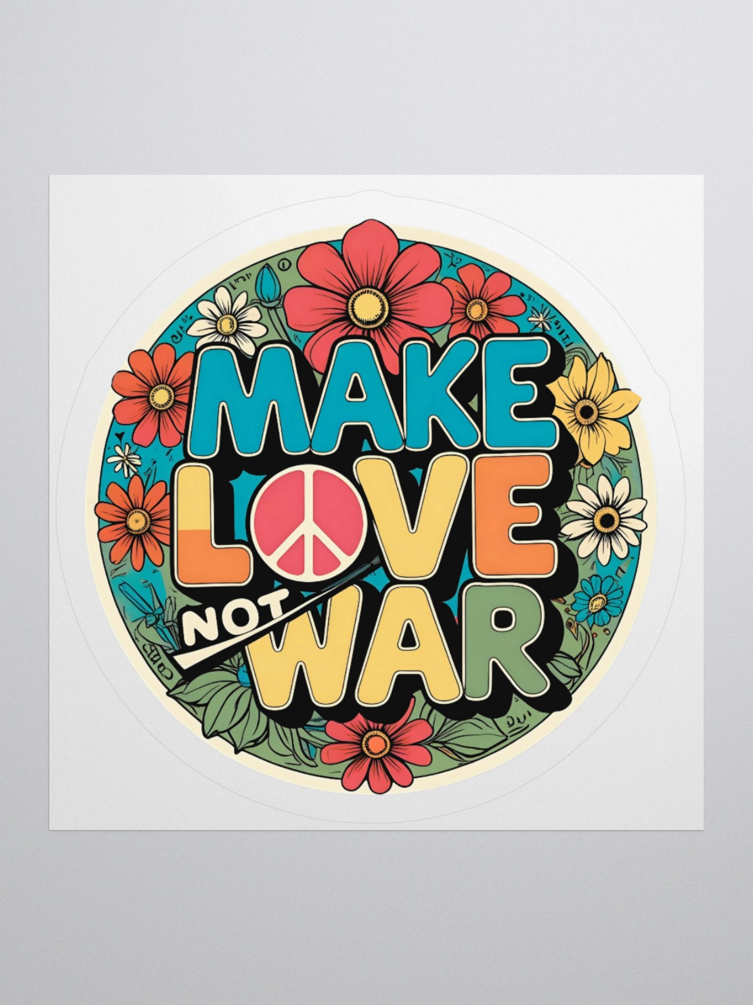 Peaceful Floral Love Sticker Set product image (1)