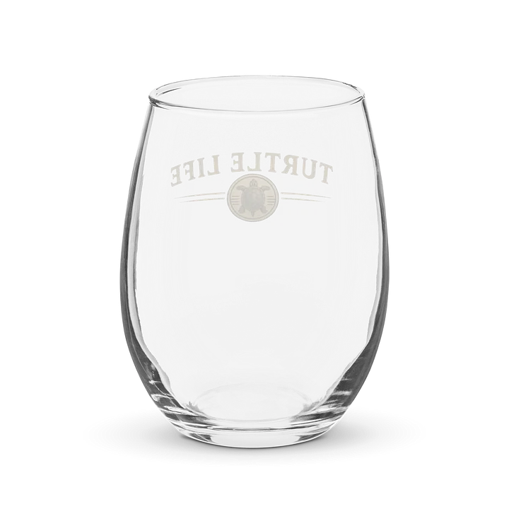 Turtle Life stemless wine glass product image (2)