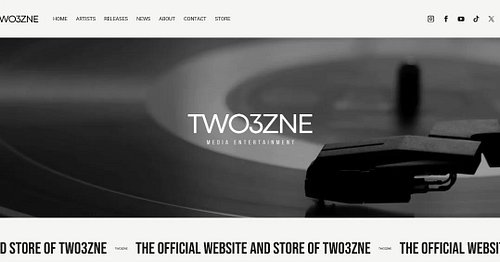 The official TWO3ZNE website and store is now live.  Visit two3zne.com for more info and merch.