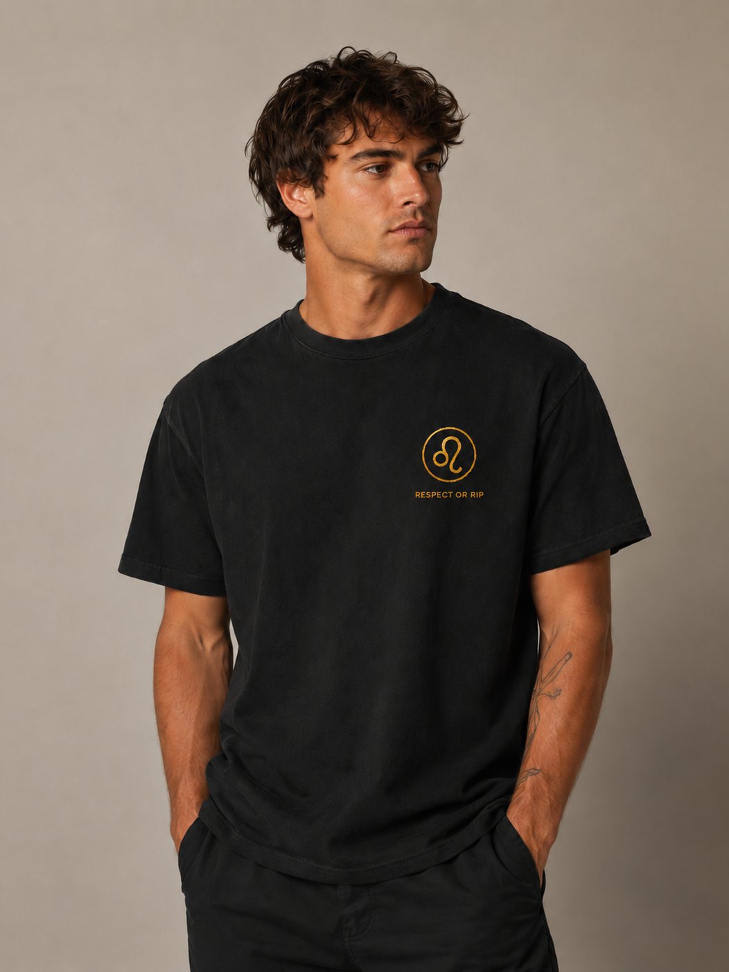 RESPECT OR RIP Heavyweight Garment-Dyed Tee product image (6)