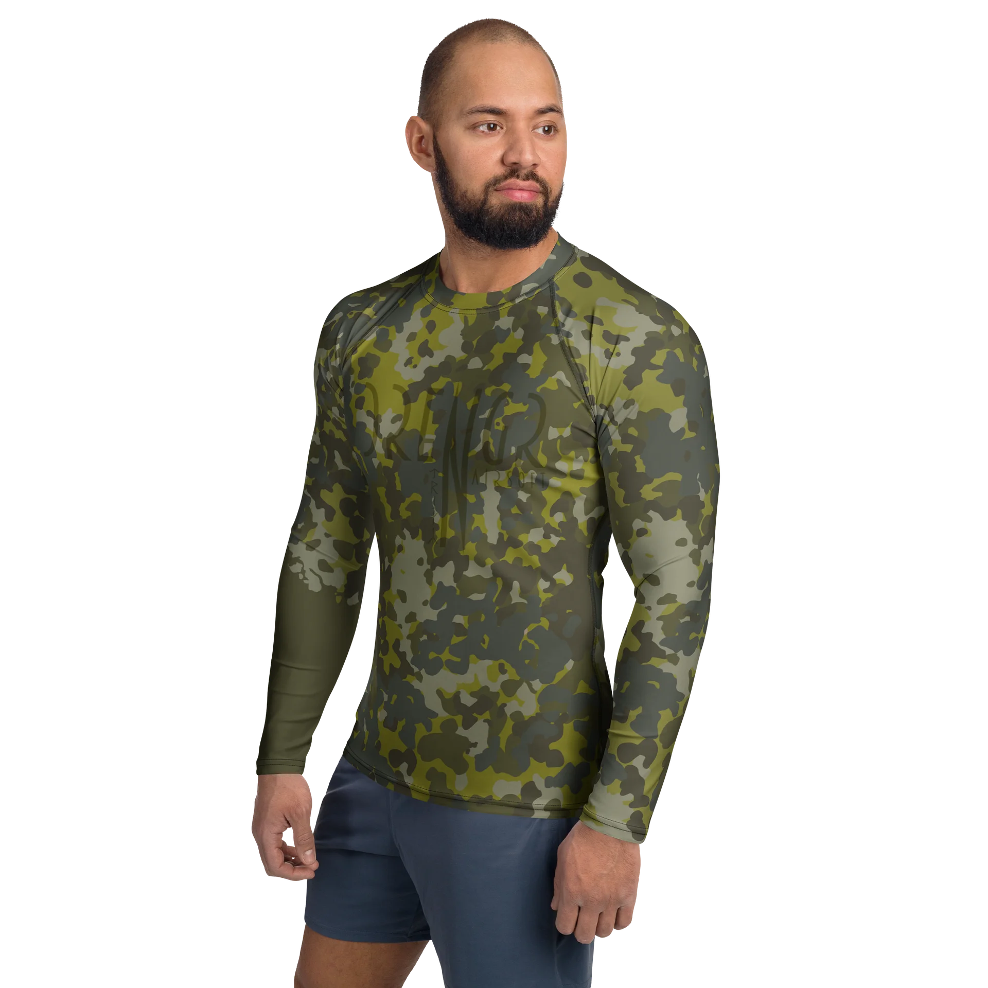 DRENGR Deep Green Long Rash Guard product image (3)