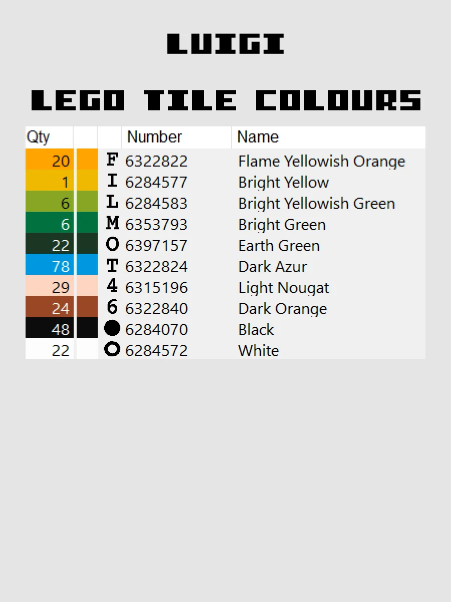 Luigi Pixel Art product image (5)