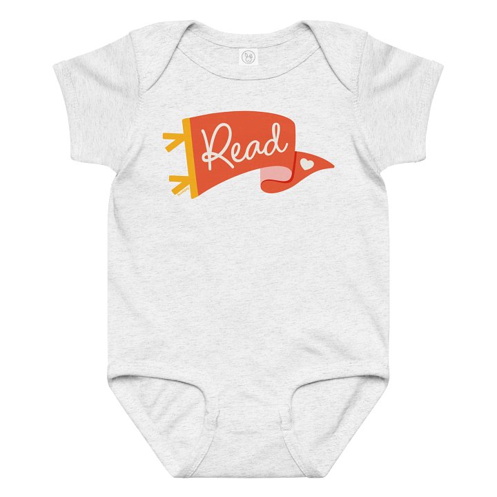 Go Team...Read! Red Pennant Onesie product image (1)