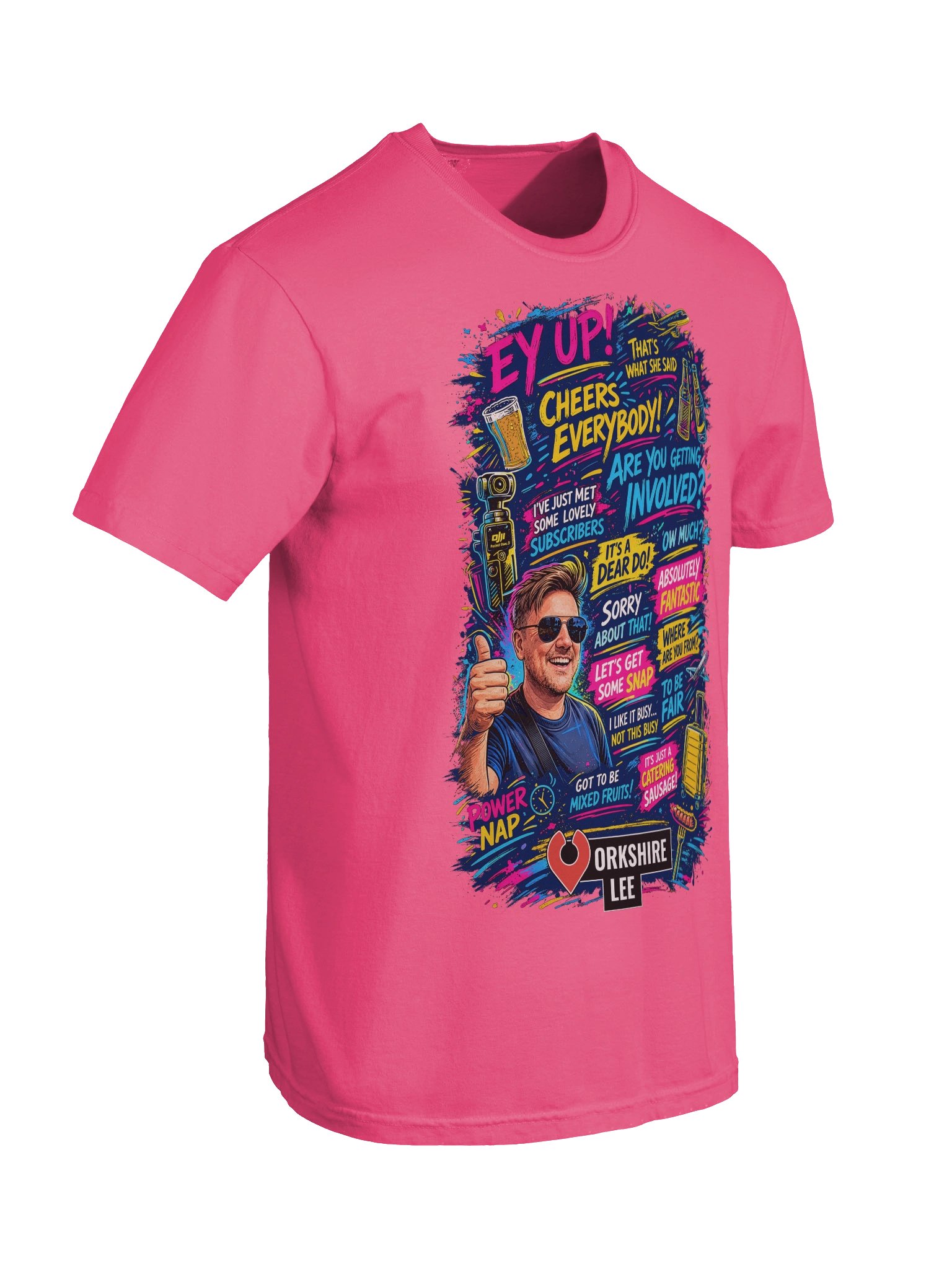 Yorkshire Lee Phrases T-Shirt Light product image (28)