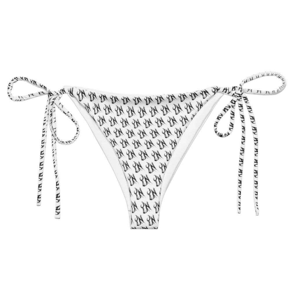 YN Checker Print Bikini Bottom product image (1)