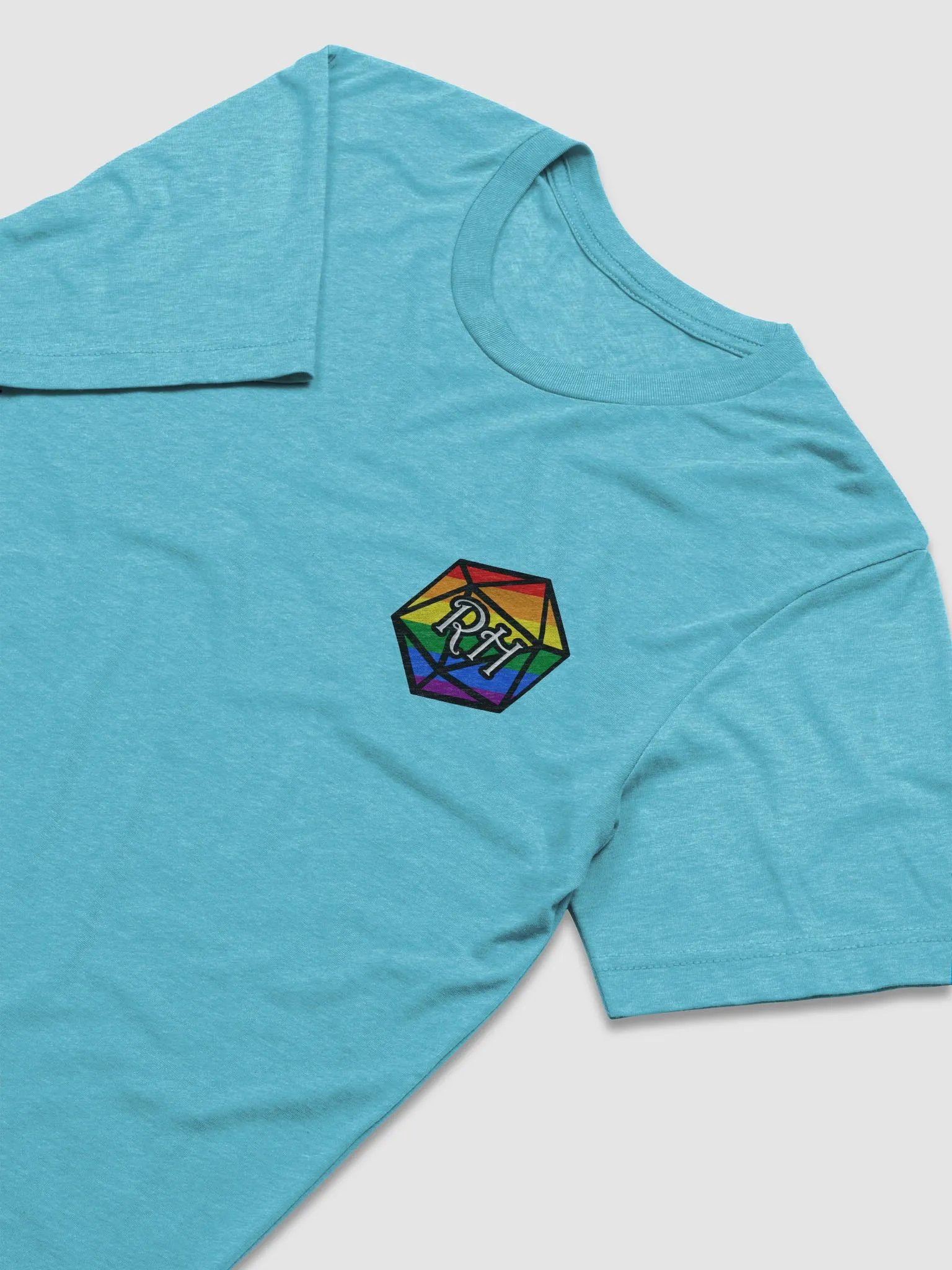 RH Logo, Pride - Pocket design - Ultra-Soft Tri-Blend Tee product image (3)