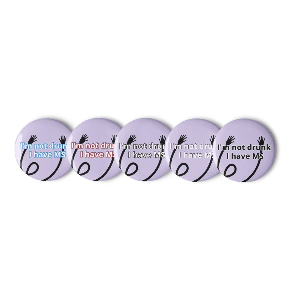 MS Multiple Sclerosis Awareness pin badges product image (4)
