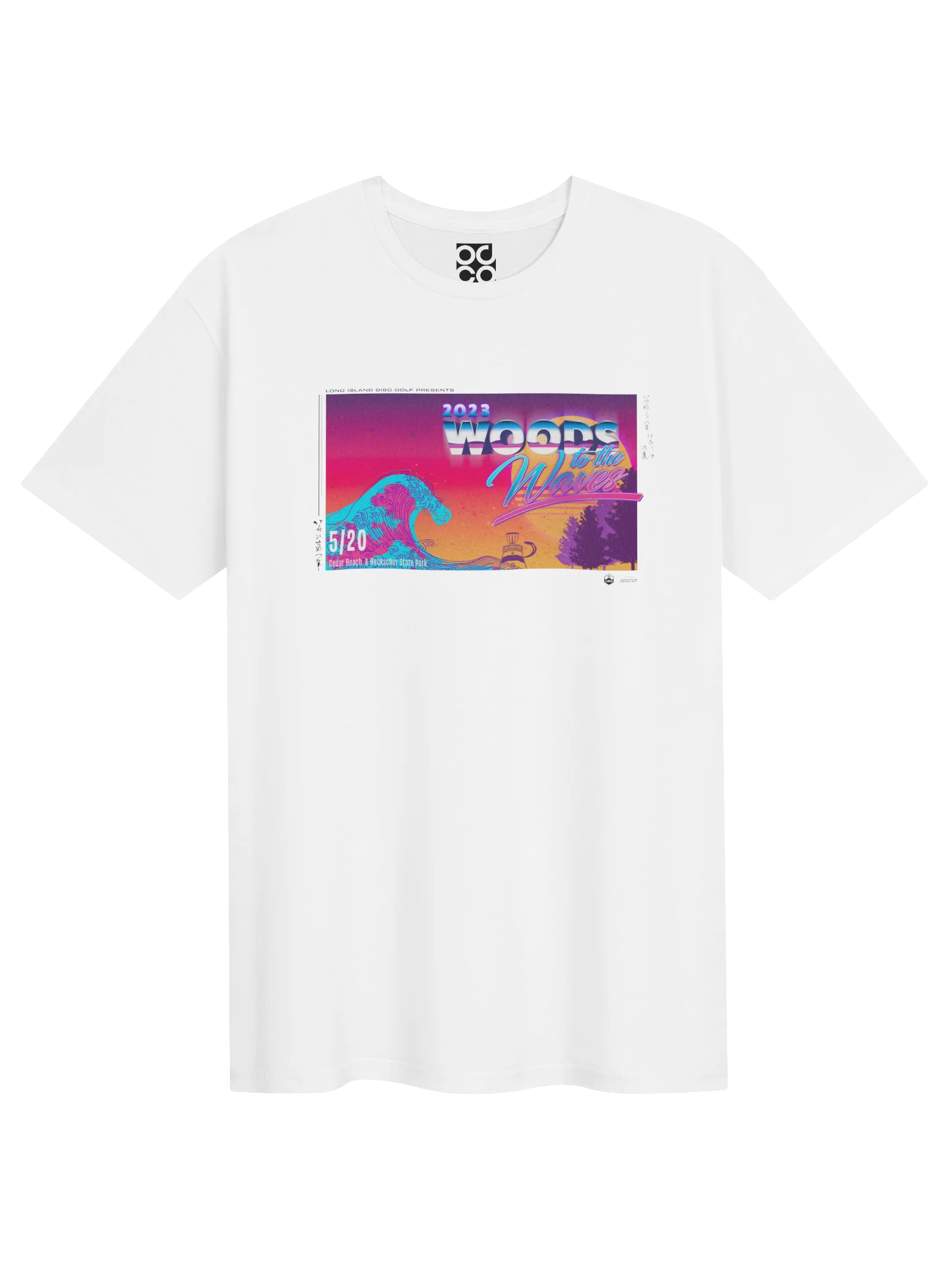 Woods to Waves 2023 – T-Shirt product image (3)