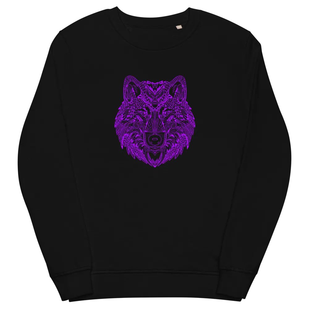 Magenta Wolf Symmetry Sweatshirt product image (10)
