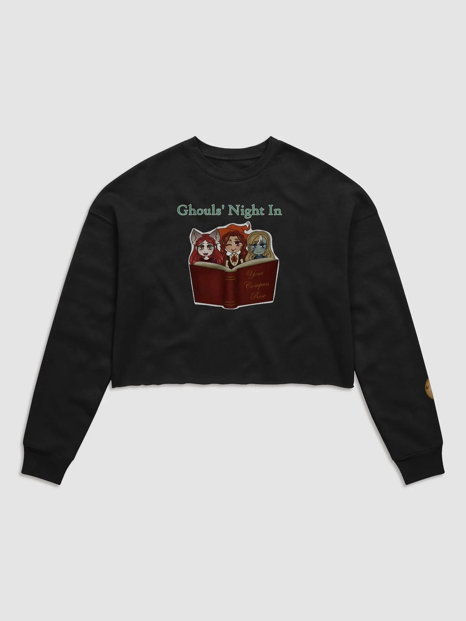 Ghouls Night Cropped Sweater product image (5)