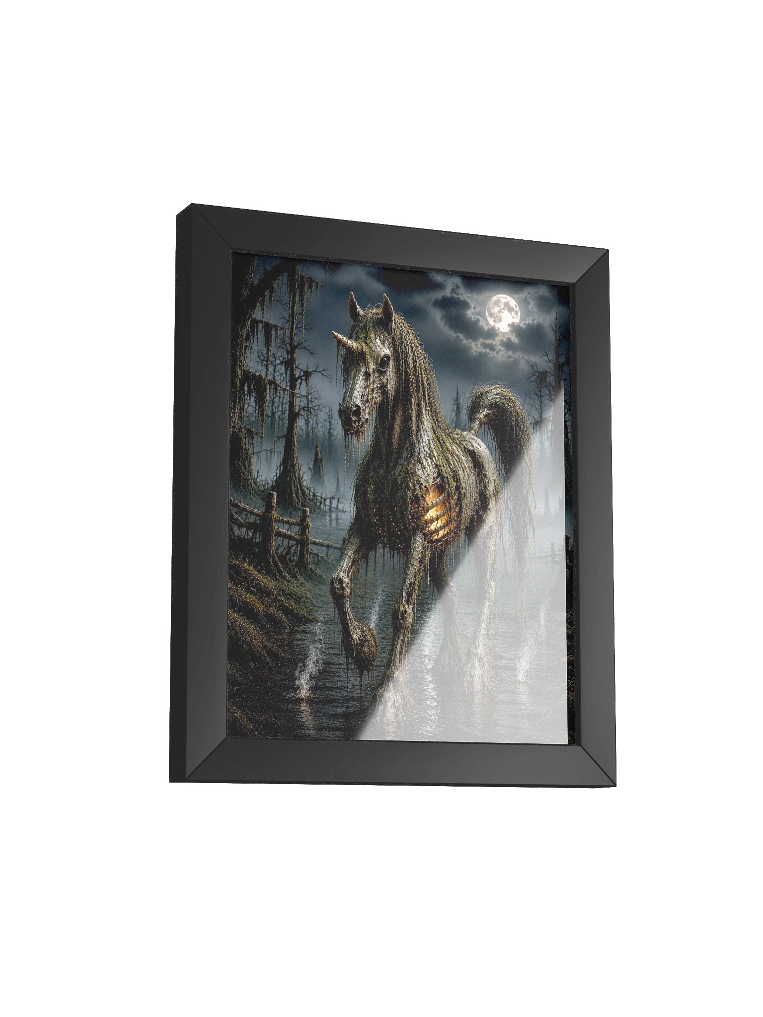 Halloween Unicorn Framed Poster II product image (100)