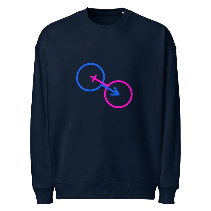 Eco-Chic Traditional Love Unisex Organic Sweatshirt product image (1)