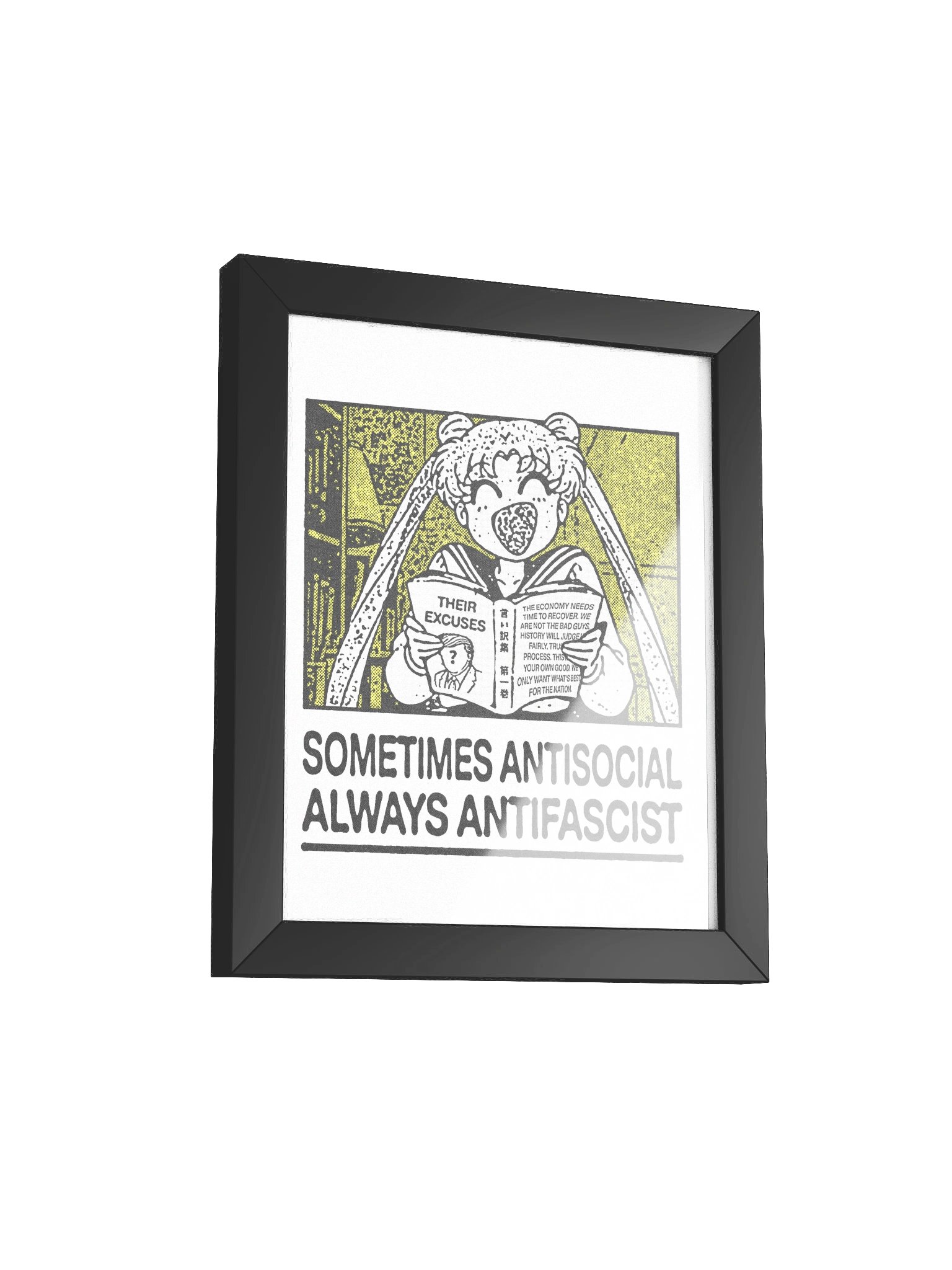 ANTISOCIAL ! Framed Print. number 1 product image (2)
