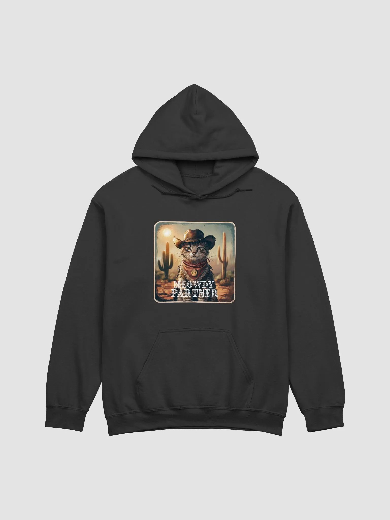 Meowdy Partner Western Cat Hoodie product image (1)