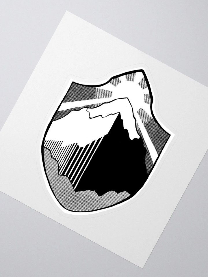 Orc Sworn Black & White Symbol Sticker product image (2)