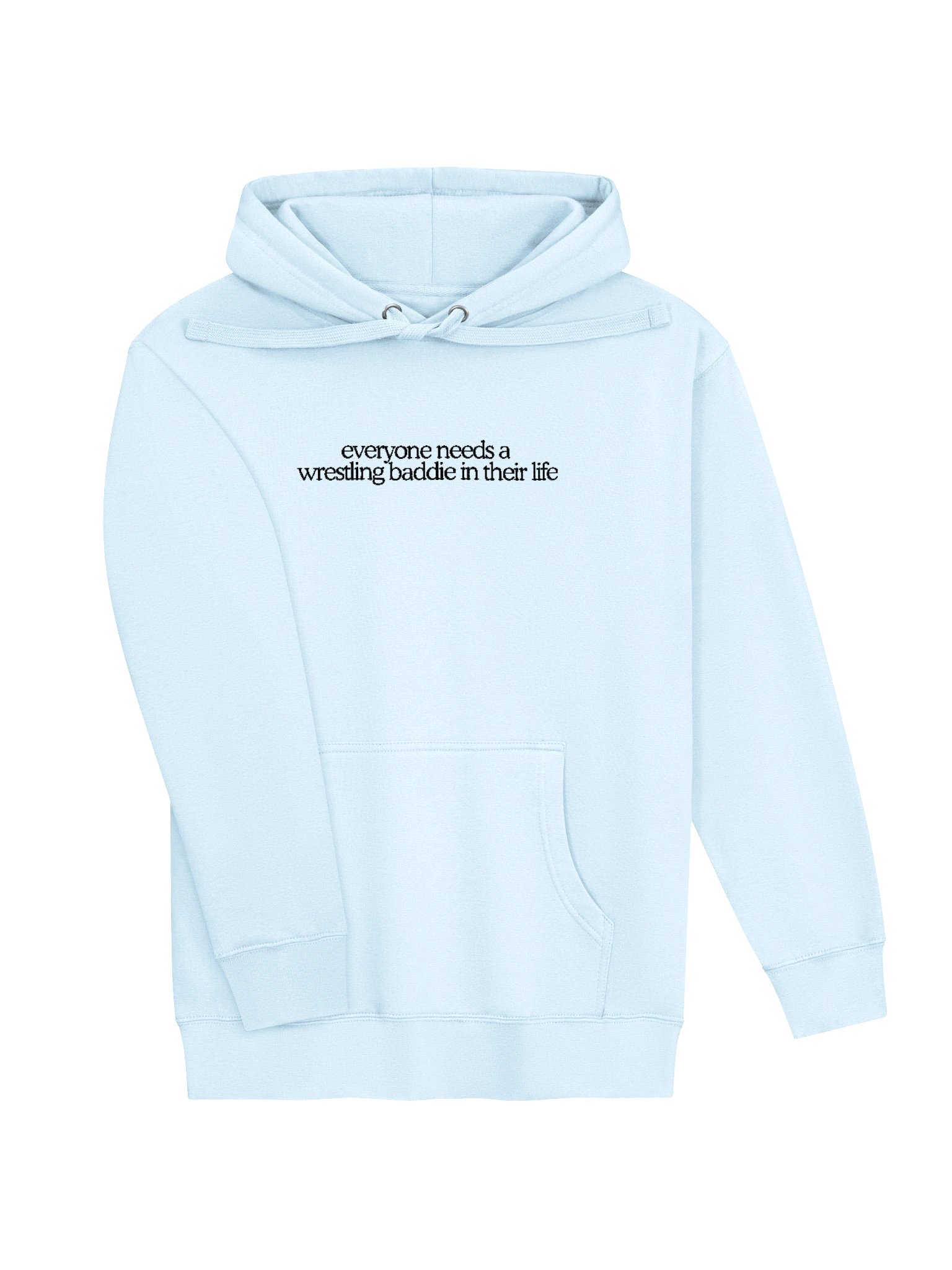 Everyone Needs A Wrestling Baddie In Their Life Embroidered Hoodie product image (15)