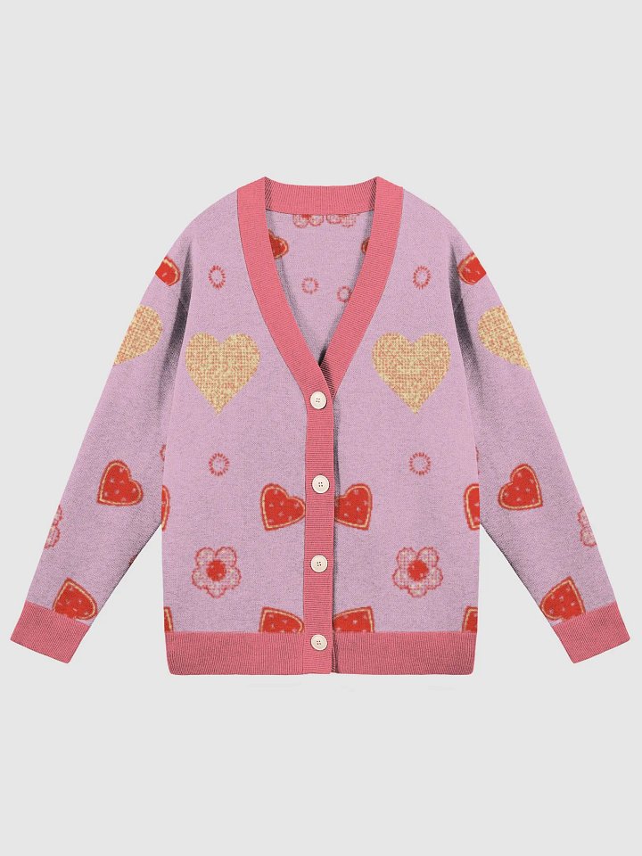Heartfelt Jacquard Knit Cardigan product image (5)