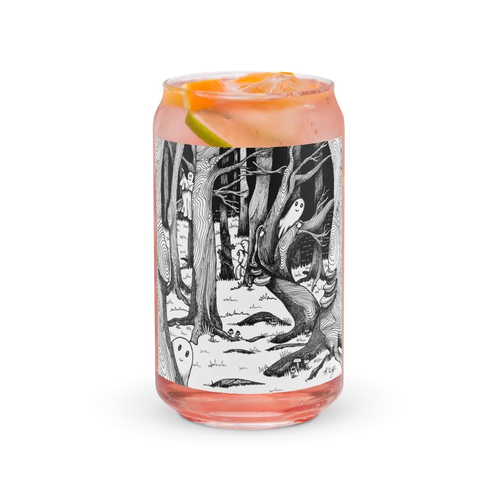Spooky Hollow can-shaped glass product image (3)