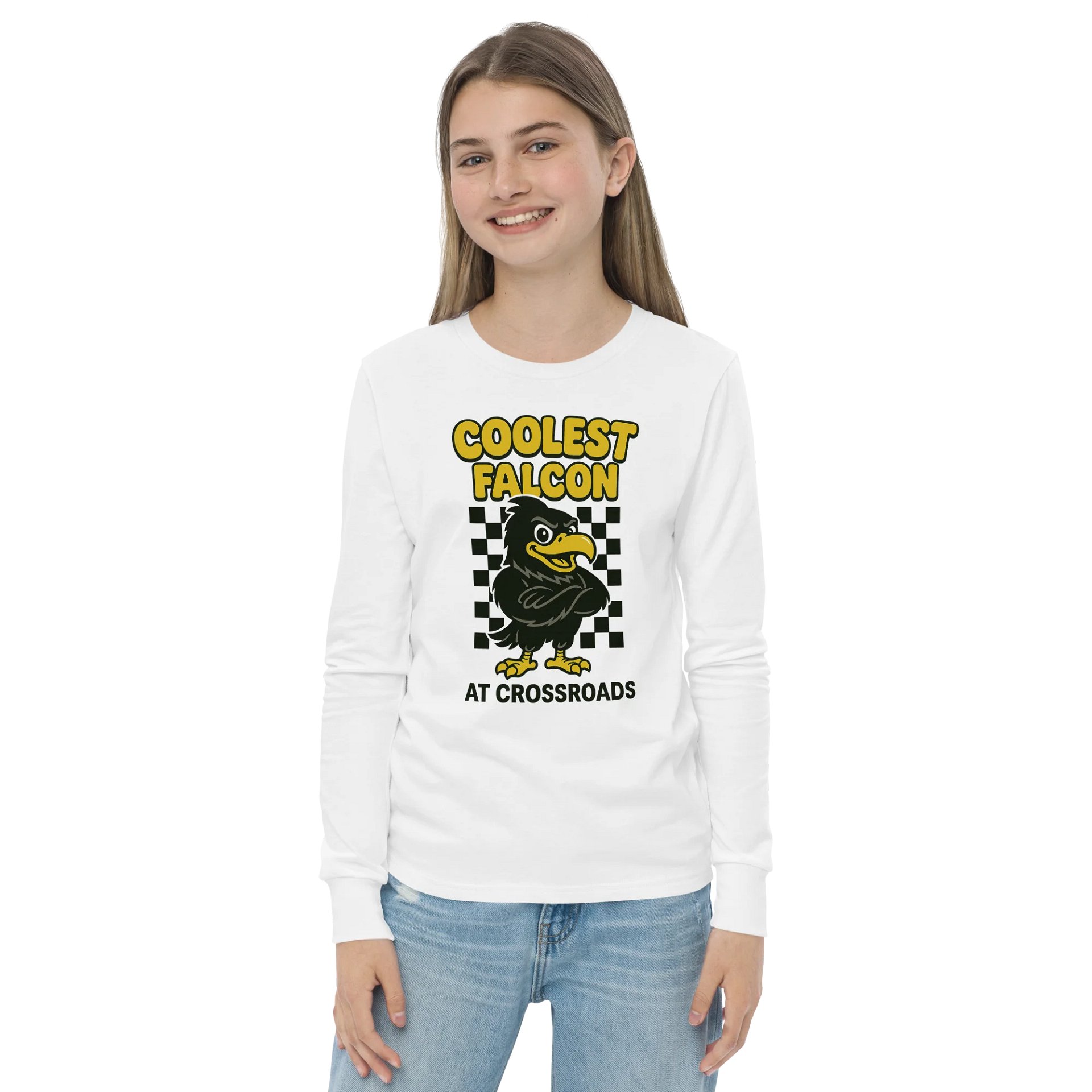 Coolest Falcon Youth Long Sleeve T-Shirt product image (2)