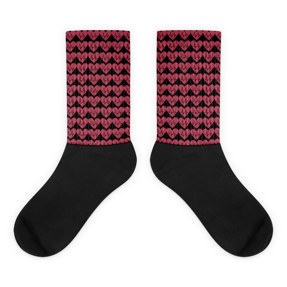 Heartbeat EKG Sublimated Socks product image (1)