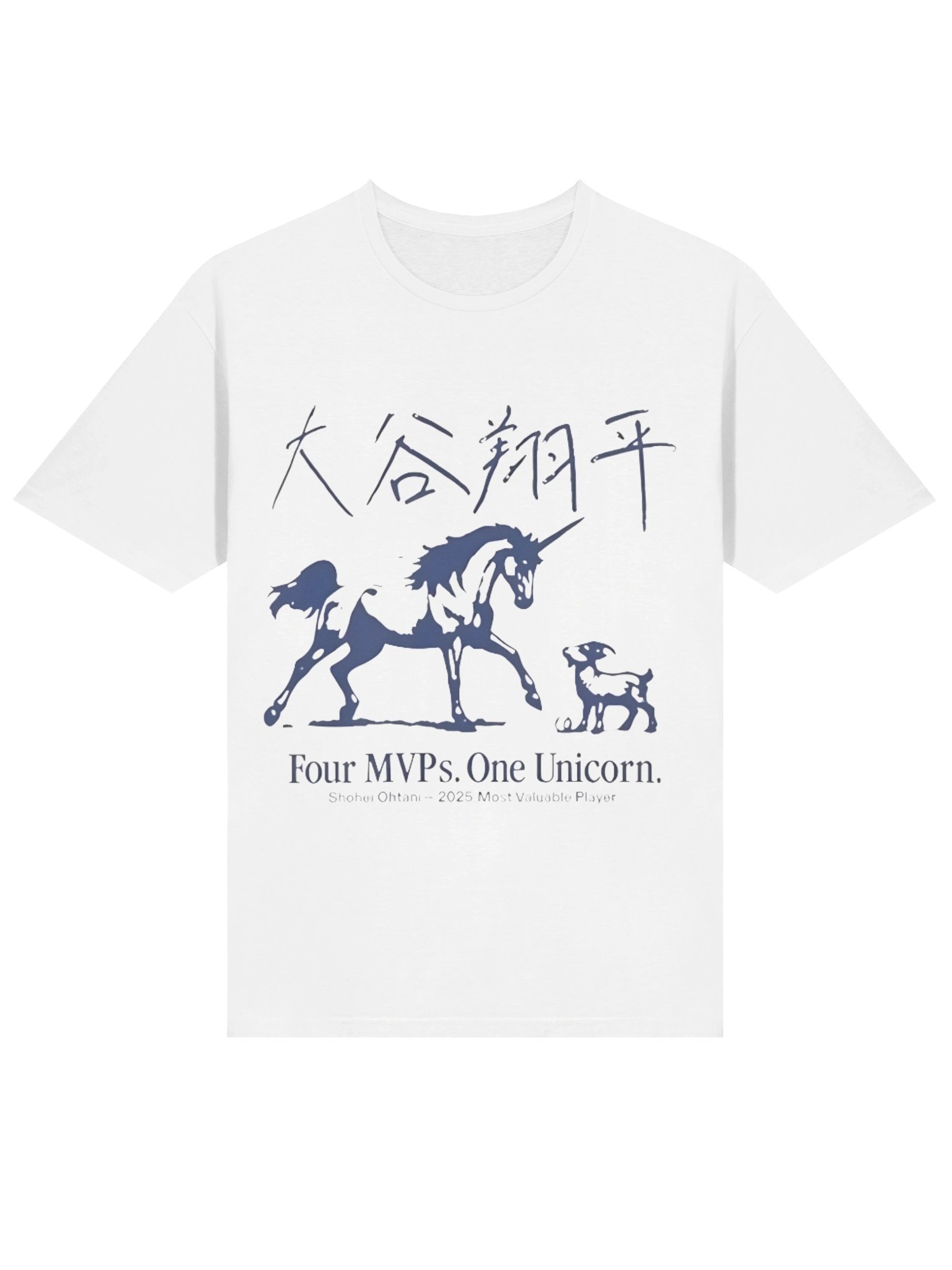 Four MVPs. One Unicorn. Shohei Ohtani – 2025 Most Valuable Player Shirt product image (2)