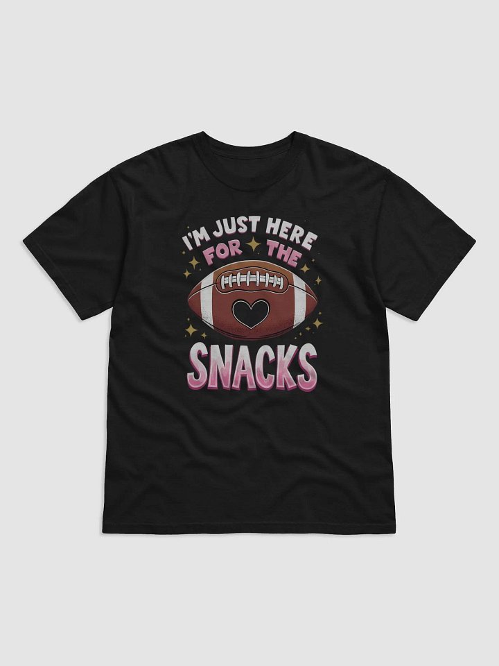 I'm Just Here for the Snacks" Funny Football T-Shirt product image (8)