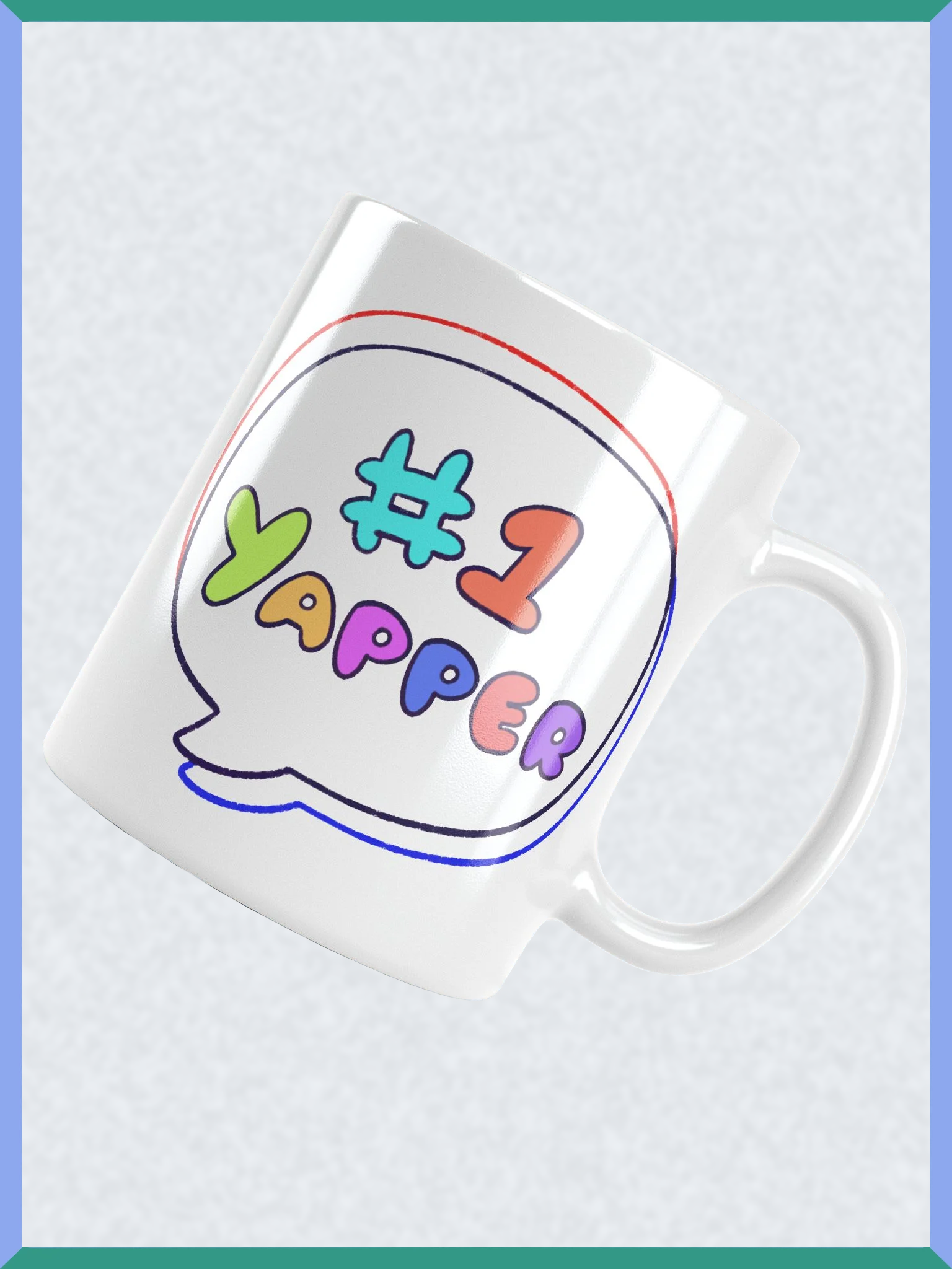 #1 Yapper - White Glossy Mug product image (1)
