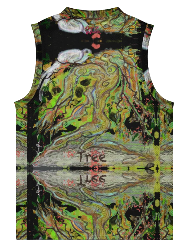 ArtyWear Maximalist Sleeveless Unisex Jersey 'Tree' product image (2)